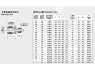 卡套直通变径接头